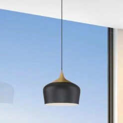 Access Lighting Blend 11 3/4" Wide Black Metal Modern LED Mini Pendant