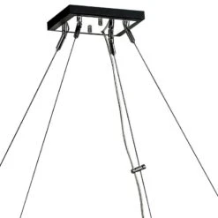 Troy Apollo 34 1/2"W Dark Bronze And Polished Chrome Chandelier -Modern Lamp Shop apollo 34 and one half inchw dark bronze and polished chrome chandelier 478r1views2