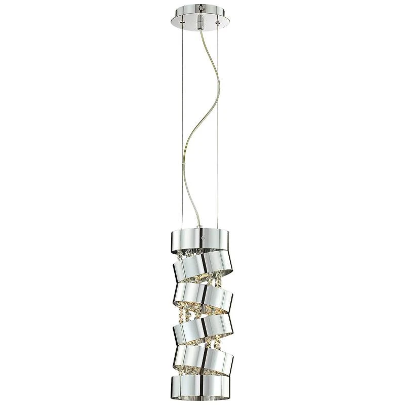 Ariella 5 1/2" Wide Chrome Mini Pendant 2 Ariella 5 1/2" Wide Chrome Mini Pendant - Image 2