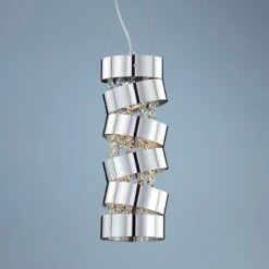 Ariella 5 1/2" Wide Chrome Mini Pendant
