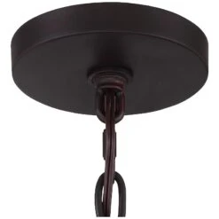 Aurelia 26 3/4" Wide Bronze With Clear Glass Pendant Light -Modern Lamp Shop aurelia 26 and three quarter inch wide bronze with clear glass pendant light 54a64views1