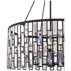 Aurelia 26 3/4" Wide Bronze With Clear Glass Pendant Light -Modern Lamp Shop aurelia 26 and three quarter inch wide bronze with clear glass pendant light 54a64views3