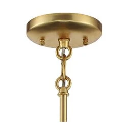 Aureum 7"W Honey Gold And White Open Cage Mini Pendant Light 6 Aureum 7"W Honey Gold And White Open Cage Mini Pendant Light -Modern Lamp Shop aureum 7 inchw honey gold and white open cage mini pendant light 89y88views2