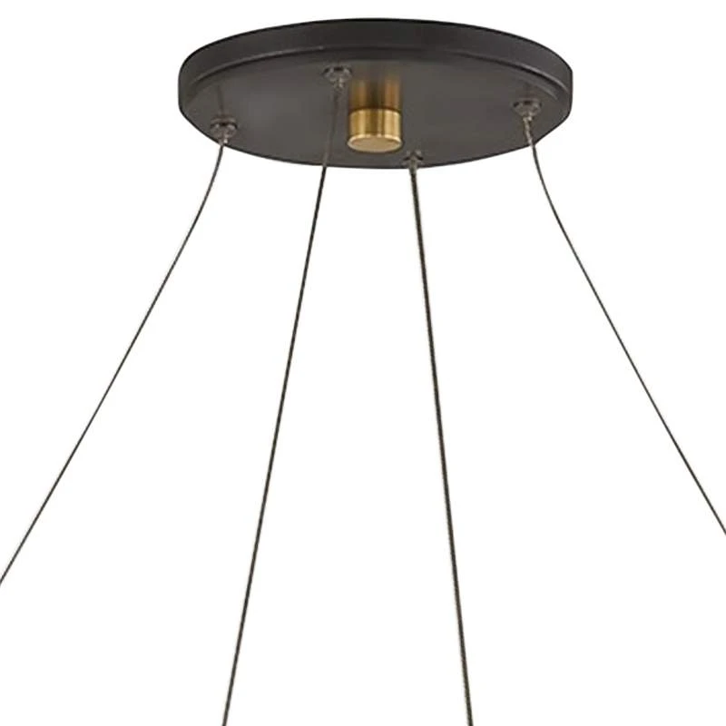 Austen 40" Wide Aged Old Bronze Wagon Wheel Chandelier 4 Austen 40" Wide Aged Old Bronze Wagon Wheel Chandelier - Image 4