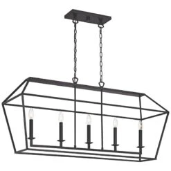 Aviary 42"W Palladian Bronze Kitchen Island Light Pendant 6 Aviary 42"W Palladian Bronze Kitchen Island Light Pendant -Modern Lamp Shop aviary 42 inchw palladian bronze kitchen island light pendant 75x81views1