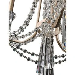 Barcelona 17" Wide Transcend Silver Crystal Chandelier 8 Barcelona 17" Wide Transcend Silver Crystal Chandelier -Modern Lamp Shop barcelona 17 inch wide transcend silver crystal chandelier 11m20views2