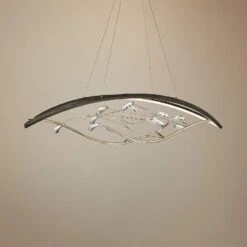 Basilica 47 1/4"W Bronze LED Kitchen Island Light Chandelier