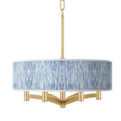 Beachcomb Ava 6-Light Gold Pendant Chandelier