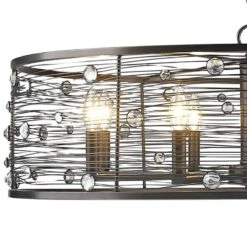 Golden Lighting Bijoux 33 1/4"W Brushed Etruscan Bronze 8-Light Chandelier -Modern Lamp Shop bijoux 33 and one quarter inchw brushed etruscan bronze 8 light chandelier 33p92views1