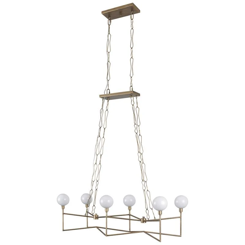 Bodie 36 1/2" Wide Havana Gold Kitchen Island Light Pendant 5 Bodie 36 1/2" Wide Havana Gold Kitchen Island Light Pendant - Image 5