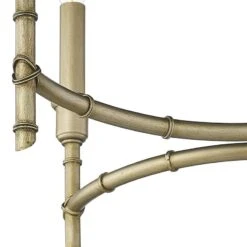 Golden Lighting Cambay 25" Wide White Gold Metal 6-Light Chandelier 9 Golden Lighting Cambay 25" Wide White Gold Metal 6-Light Chandelier -Modern Lamp Shop cambay 25 inch wide white gold metal 6 light chandelier 042c2views2