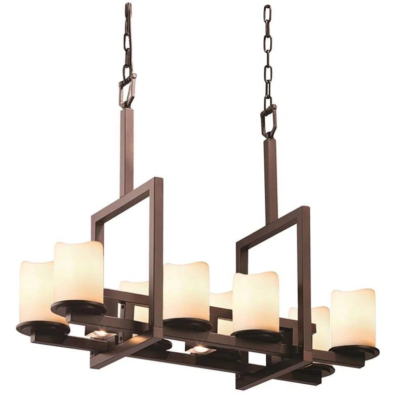Candle Aria 34" Wide Dark Bronze 11-Light Island Chandelier 2 Candle Aria 34" Wide Dark Bronze 11-Light Island Chandelier - Image 2