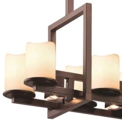 Candle Aria 34" Wide Dark Bronze 11-Light Island Chandelier 5 Candle Aria 34" Wide Dark Bronze 11-Light Island Chandelier -Modern Lamp Shop candle aria 34 inch wide dark bronze 11 light island chandelier 876h1views1