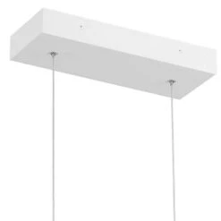 Carmel 48" Wide Matte White LED Island Pendant 5 Carmel 48" Wide Matte White LED Island Pendant -Modern Lamp Shop carmel 48 inch wide matte white led island pendant 612r0views2