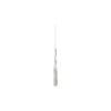 Cascade 6 1/2" Wide Polished Nickel LED Mini Pendant