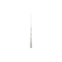 Cascade 6 1/2" Wide Polished Nickel LED Mini Pendant