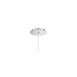 Cascade 6 1/2" Wide Polished Nickel LED Mini Pendant 6 Cascade 6 1/2" Wide Polished Nickel LED Mini Pendant -Modern Lamp Shop cascade 6 and one half inch wide polished nickel led mini pendant 55r17views2