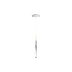 Cascade 6 1/2" Wide Polished Nickel LED Mini Pendant 7 Cascade 6 1/2" Wide Polished Nickel LED Mini Pendant -Modern Lamp Shop cascade 6 and one half inch wide polished nickel led mini pendant 55r17views3