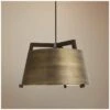 Cerno Ignis 17" Wide Dark Stained Walnut LED Pendant Light