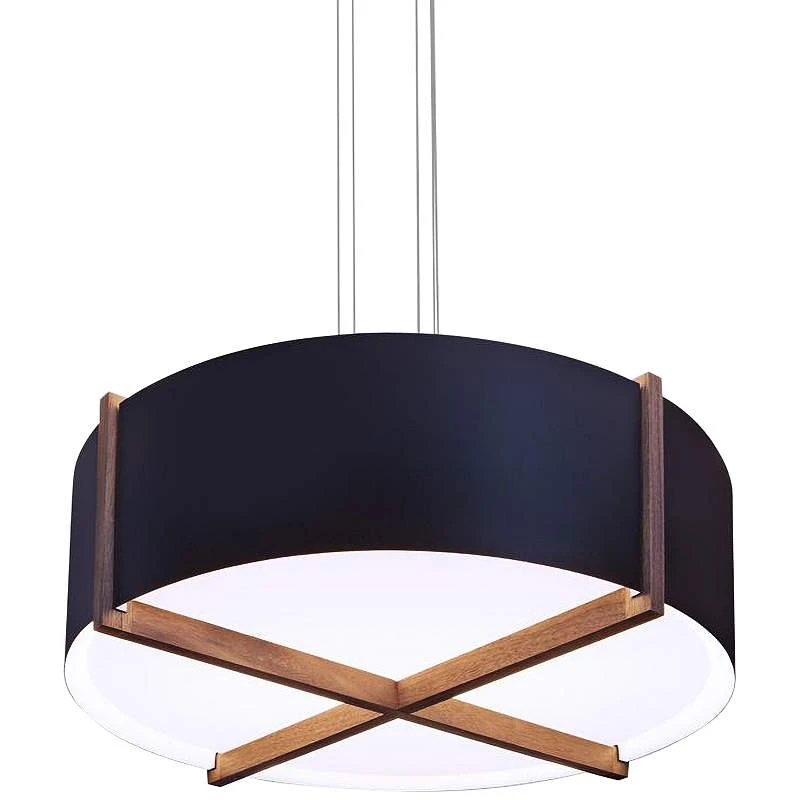 Cerno Plura 18" Wide Matte Black LED Pendant Light 2 Cerno Plura 18" Wide Matte Black LED Pendant Light - Image 2