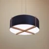 Cerno Plura 18" Wide Matte Black LED Pendant Light
