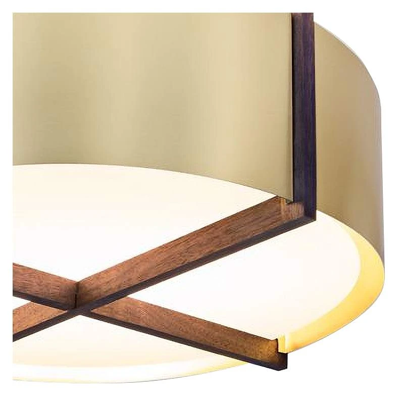 Cerno Plura 30" Wide Brushed Brass LED Pendant Light 3 Cerno Plura 30" Wide Brushed Brass LED Pendant Light - Image 3