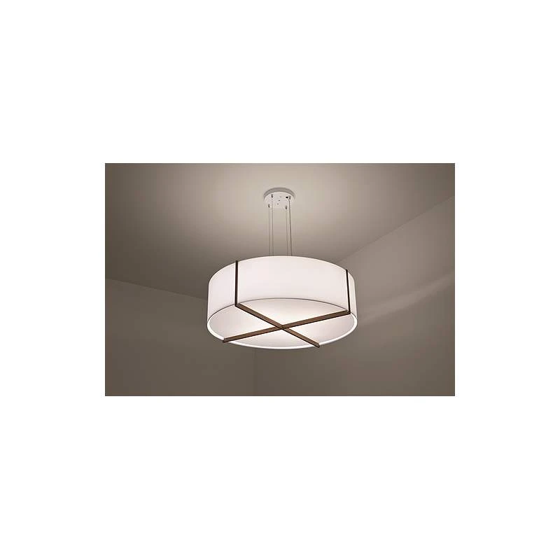 Cerno Plura 36" Wide Walnut LED Pendant Light 2 Cerno Plura 36" Wide Walnut LED Pendant Light - Image 2