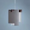 Cerno Salix Brushed Aluminum 7 1/2" Wide LED Mini Pendant