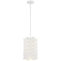 Coastal Current 9" Wide Sand White LED Mini Pendant -Modern Lamp Shop coastal current 9 inch wide sand white led mini pendant 35e06views1
