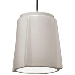 Compass 8" Wide Matte White Ceramic LED Mini Pendant Light