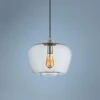 Contemporary Urban 12 1/4"W Clear Glass Mini Pendant Light