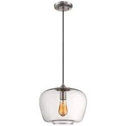 Contemporary Urban 12 1/4"W Clear Glass Mini Pendant Light 5 Contemporary Urban 12 1/4"W Clear Glass Mini Pendant Light -Modern Lamp Shop contemporary urban 12 and one quarter inchw clear glass mini pendant light 5g925views1
