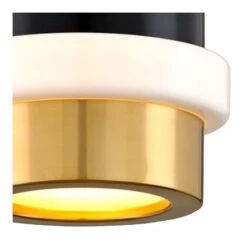 Corbett Beckenham 11" Wide Polished Brass Black Mini Pendant -Modern Lamp Shop corbett beckenham 11 inch wide polished brass black mini pendant 83w48views1