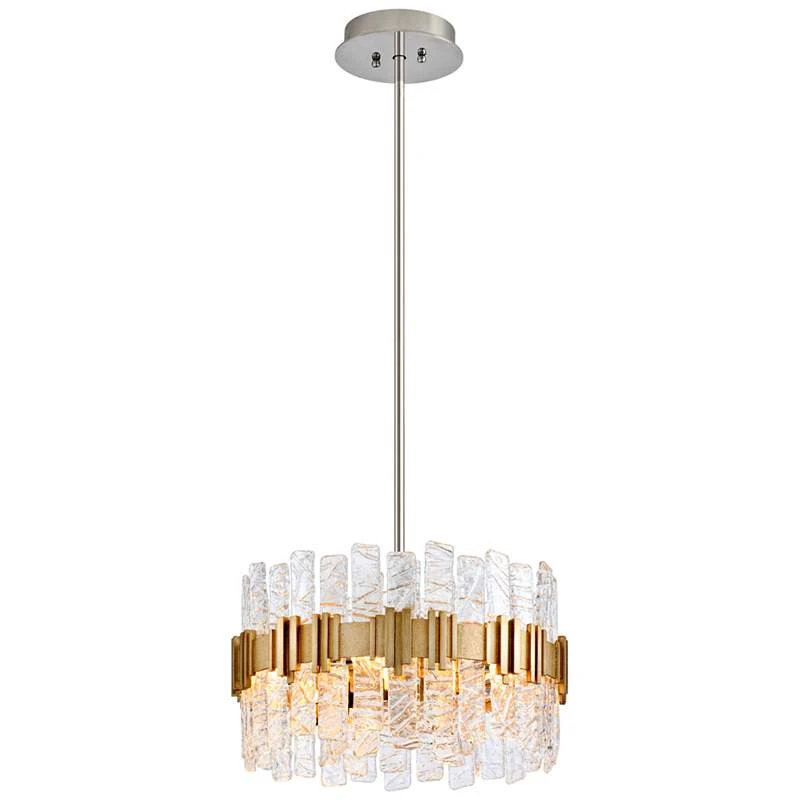 Corbett Ciro 20" Wide Silver Leaf Pendant Light 4 Corbett Ciro 20" Wide Silver Leaf Pendant Light - Image 4