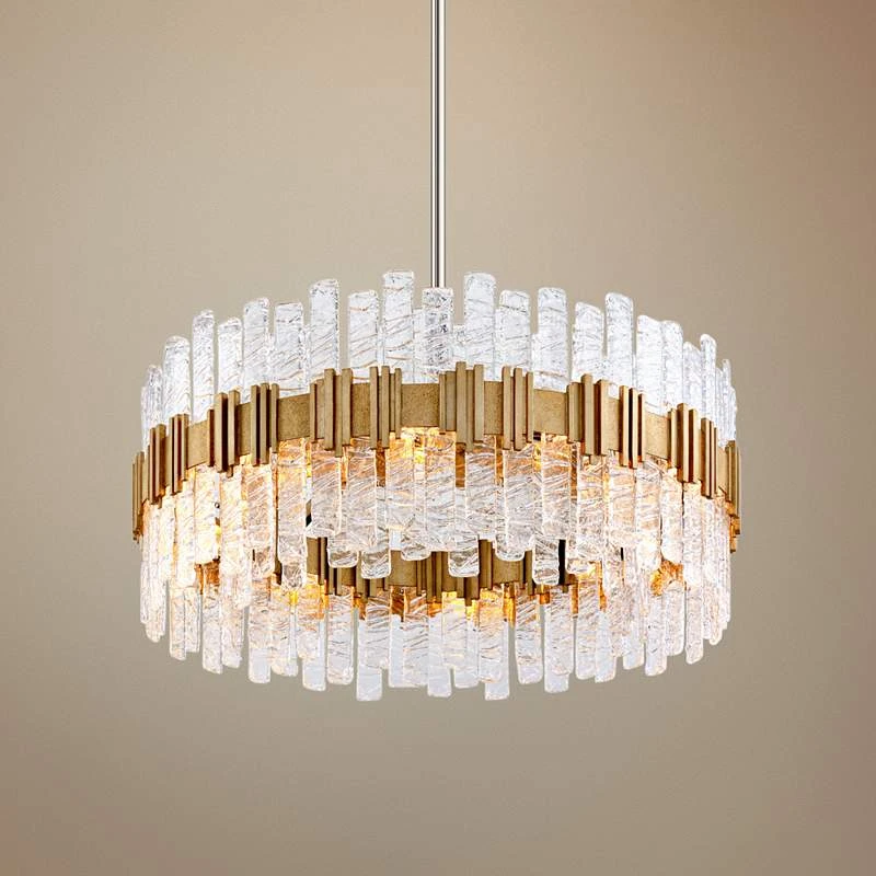 Corbett Ciro 36" Wide Silver Leaf Pendant Light 1 Corbett Ciro 36" Wide Silver Leaf Pendant Light