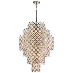 Corbett Tiara 44 3/4" Wide Vienna Bronze Pendant Light -Modern Lamp Shop corbett tiara 44 and three quarter inch wide vienna bronze pendant light 9p441views1