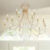 Crystorama Arcadia 46 1/4"W Antique Gold 15-Light Chandelier