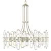 Crystorama Bolton 31"W Polished Nickel 12-Light Crystal Chandelier
