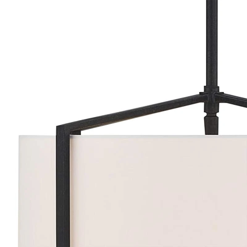 Crystorama Carlyn 16" Wide Black Steel Drum Pendant Light 2 Crystorama Carlyn 16" Wide Black Steel Drum Pendant Light - Image 2