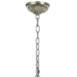 Crystorama Palla 8 1/2" Wide Antique Silver Mini Pendant 9 Crystorama Palla 8 1/2" Wide Antique Silver Mini Pendant -Modern Lamp Shop crystorama palla 8 and one half inch wide antique silver mini pendant v2031views3