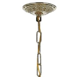 Crystorama Traditional Crystal 15"W Brass Crystal Mini Chandelier -Modern Lamp Shop crystorama traditional crystal 15 inchw brass crystal mini chandelier 98d88views2