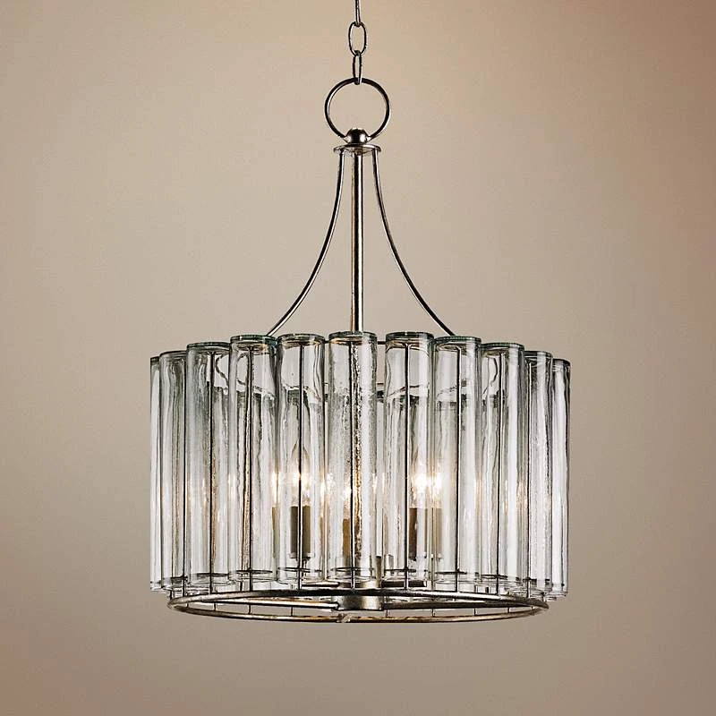 Currey And Company Bevilaqua 18" Wide Silver Chandelier 1 Currey And Company Bevilaqua 18" Wide Silver Chandelier