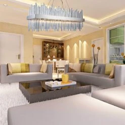 Dallas 36"W Chrome Crystal Kitchen Island Light Chandelier 7 Dallas 36"W Chrome Crystal Kitchen Island Light Chandelier -Modern Lamp Shop dallas 36 inchw chrome crystal kitchen island light chandelier 39v02views2