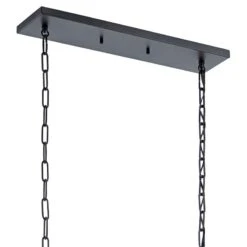 Dancar 48"W Polished Nickel Kitchen Island Light Chandelier -Modern Lamp Shop dancar 48 inchw polished nickel kitchen island light chandelier 75c74views2