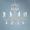 Daphne 29 3/4" Wide Brushed Nickel 8-Light Chandelier