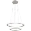 Discovery 23 3/4" Wide Silver 2-Tier LED Pendant Light