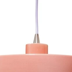 Dish 12" Wide Gloss Blush Ceramic Drum Mini Pendant Light 5 Dish 12" Wide Gloss Blush Ceramic Drum Mini Pendant Light -Modern Lamp Shop dish 12 inch wide gloss blush ceramic drum mini pendant light 99d09views2