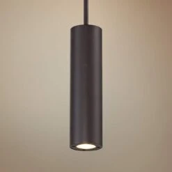 DweLED Caliber 10" High Bronze LED Outdoor Pendant Light