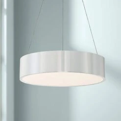 DweLED Corso 18" Wide Brushed Aluminum LED Pendant Light