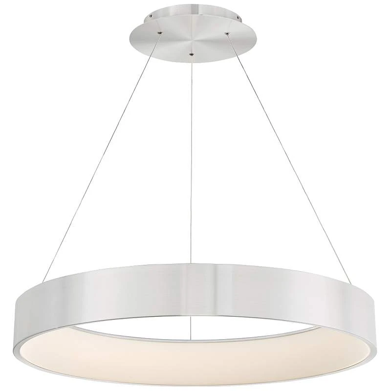 DweLED Corso 32" Wide LED Ring Pendant Chandelier 2 DweLED Corso 32" Wide LED Ring Pendant Chandelier - Image 2